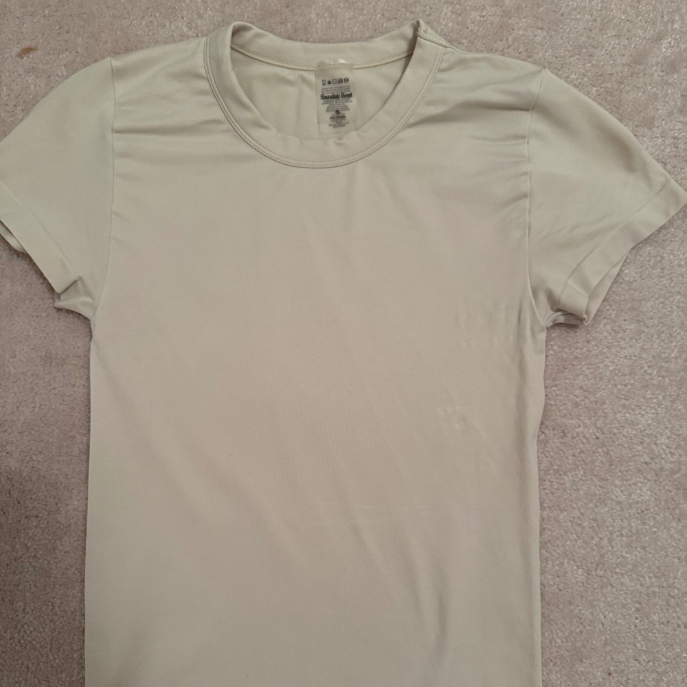 Sunday Best Willow SinchSeamless T-Shirt in Matte Pearl